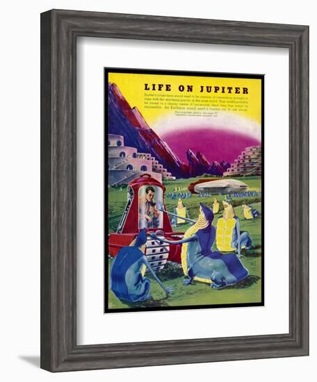 Life Forms on Jupiter-Frank R. Paul-Framed Photographic Print