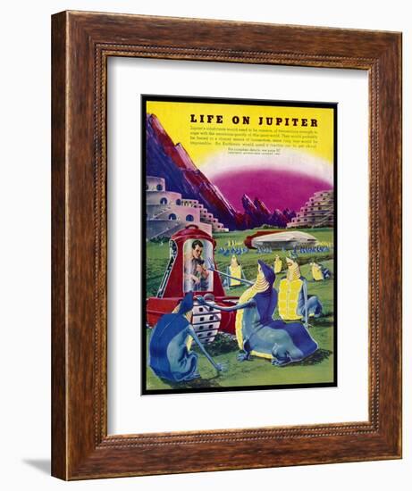 Life Forms on Jupiter-Frank R. Paul-Framed Photographic Print