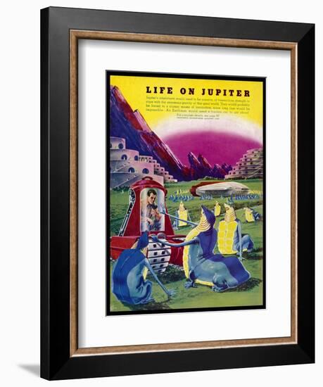 Life Forms on Jupiter-Frank R. Paul-Framed Photographic Print