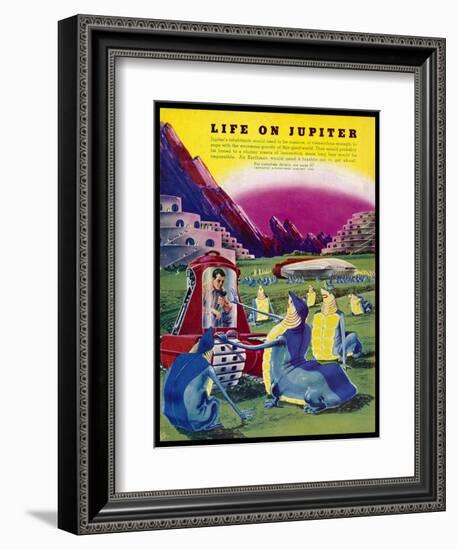 Life Forms on Jupiter-Frank R. Paul-Framed Photographic Print