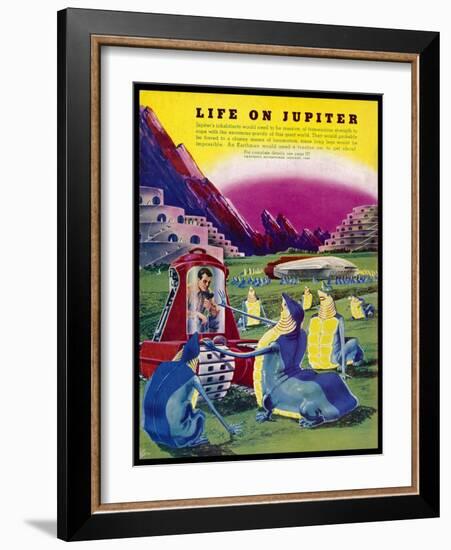 Life Forms on Jupiter-Frank R. Paul-Framed Photographic Print