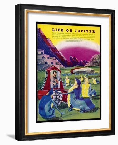 Life Forms on Jupiter-Frank R. Paul-Framed Photographic Print