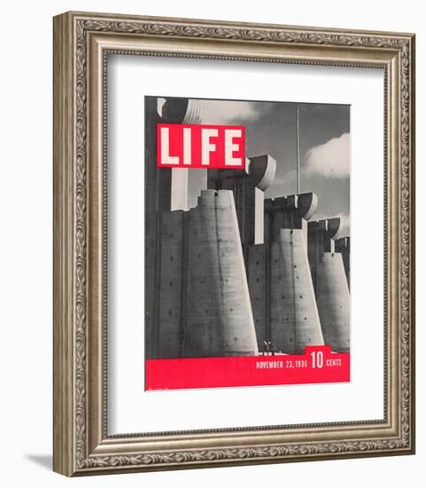 LIFE Fort Peck Dam 1936-null-Framed Premium Giclee Print