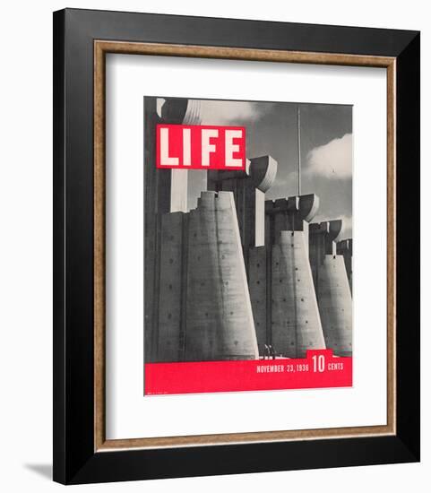 LIFE Fort Peck Dam 1936-null-Framed Premium Giclee Print