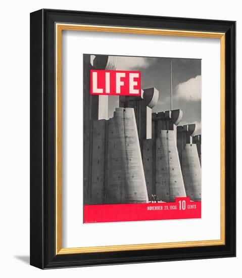 LIFE Fort Peck Dam 1936-null-Framed Premium Giclee Print