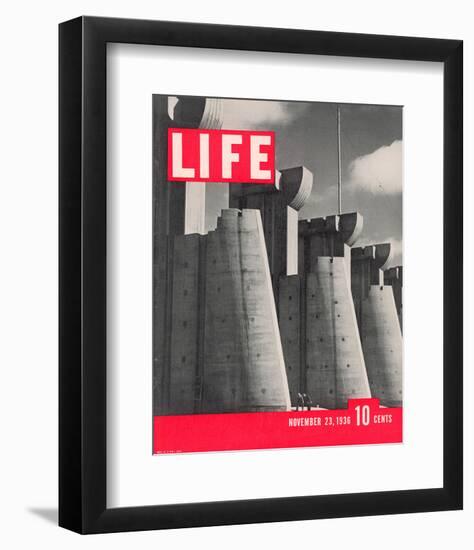 LIFE Fort Peck Dam 1936-null-Framed Premium Giclee Print