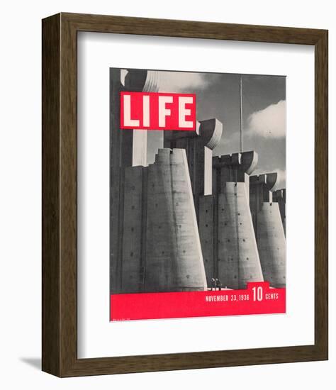 LIFE Fort Peck Dam 1936-null-Framed Premium Giclee Print