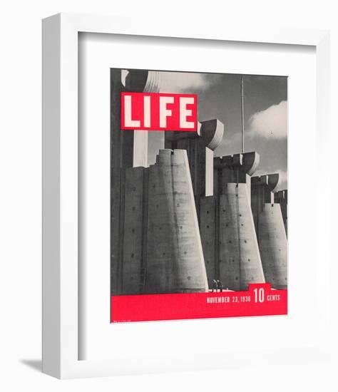 LIFE Fort Peck Dam 1936-null-Framed Premium Giclee Print