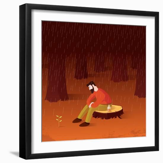 Life Goes On-Nick Diggory-Framed Giclee Print