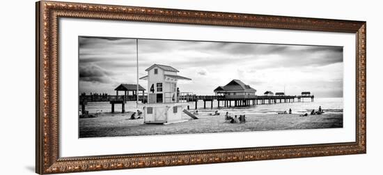 Life Guard Station - Florida Beach-Philippe Hugonnard-Framed Photographic Print