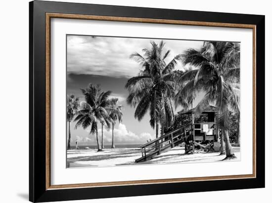 Life Guard Station - Miami Beach - Florida-Philippe Hugonnard-Framed Photographic Print