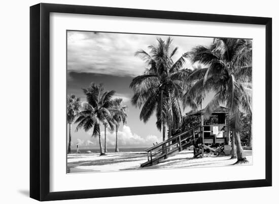 Life Guard Station - Miami Beach - Florida-Philippe Hugonnard-Framed Photographic Print