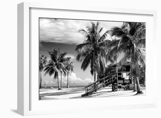 Life Guard Station - Miami Beach - Florida-Philippe Hugonnard-Framed Photographic Print