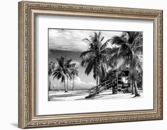 Life Guard Station - Miami Beach - Florida-Philippe Hugonnard-Framed Photographic Print