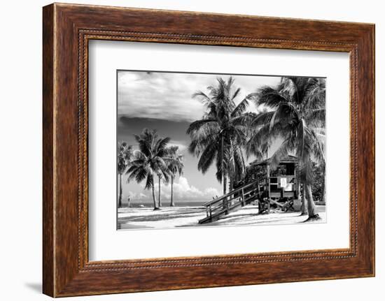 Life Guard Station - Miami Beach - Florida-Philippe Hugonnard-Framed Photographic Print