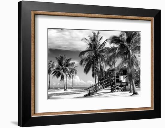 Life Guard Station - Miami Beach - Florida-Philippe Hugonnard-Framed Photographic Print