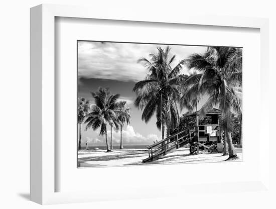 Life Guard Station - Miami Beach - Florida-Philippe Hugonnard-Framed Photographic Print