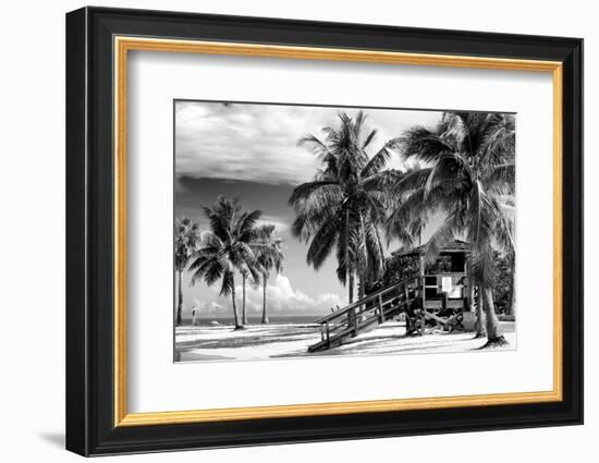 Life Guard Station - Miami Beach - Florida-Philippe Hugonnard-Framed Photographic Print