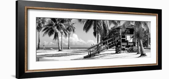 Life Guard Station - Miami Beach - Florida-Philippe Hugonnard-Framed Photographic Print