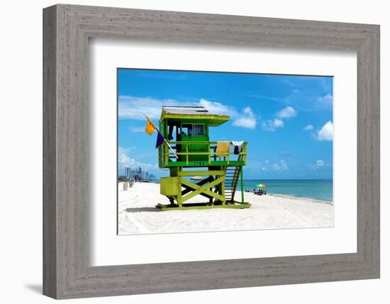 Life Guard Station - South Beach - Miami - Florida - United States-Philippe Hugonnard-Framed Photographic Print