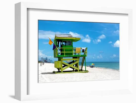 Life Guard Station - South Beach - Miami - Florida - United States-Philippe Hugonnard-Framed Photographic Print