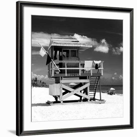 Life Guard Station - South Beach - Miami - Florida - United States-Philippe Hugonnard-Framed Photographic Print