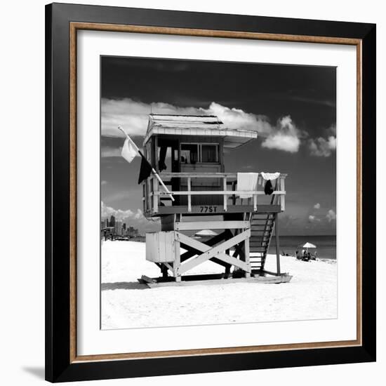 Life Guard Station - South Beach - Miami - Florida - United States-Philippe Hugonnard-Framed Photographic Print