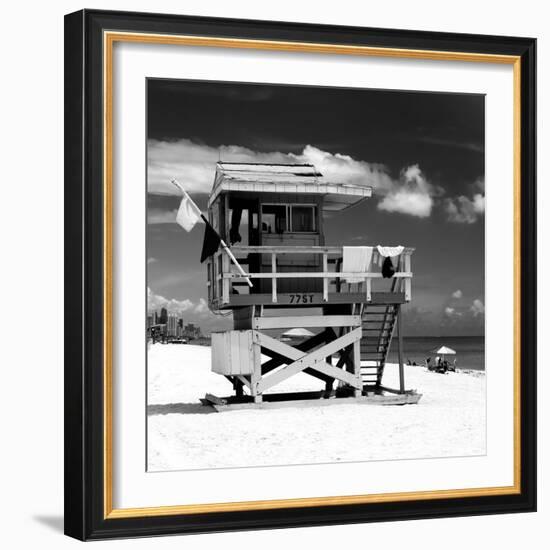 Life Guard Station - South Beach - Miami - Florida - United States-Philippe Hugonnard-Framed Photographic Print