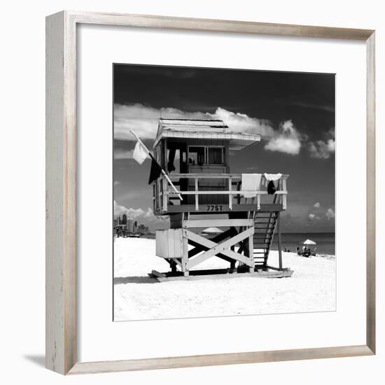 Life Guard Station - South Beach - Miami - Florida - United States-Philippe Hugonnard-Framed Photographic Print