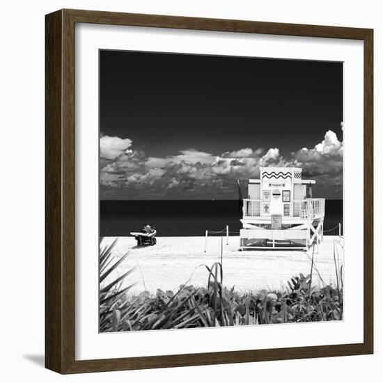 Life Guard Station - South Beach - Miami - Florida - United States-Philippe Hugonnard-Framed Photographic Print