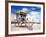 Life Guard Station, South Beach, Miami, Florida, USA-Terry Eggers-Framed Photographic Print