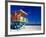 Life Guard Station, South Beach, Miami, Florida, USA-Terry Eggers-Framed Photographic Print