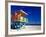 Life Guard Station, South Beach, Miami, Florida, USA-Terry Eggers-Framed Photographic Print