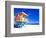 Life Guard Station, South Beach, Miami, Florida, USA-Terry Eggers-Framed Photographic Print