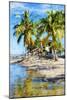 Life Guard Station V - In the Style of Oil Painting-Philippe Hugonnard-Mounted Giclee Print