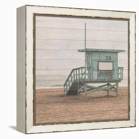 Life Guard White Wash-Susan Bryant-Framed Premier Image Canvas