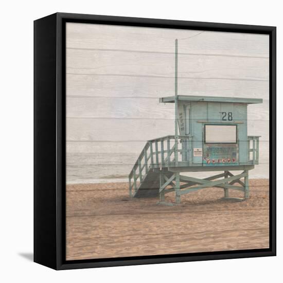 Life Guard White Wash-Susan Bryant-Framed Premier Image Canvas