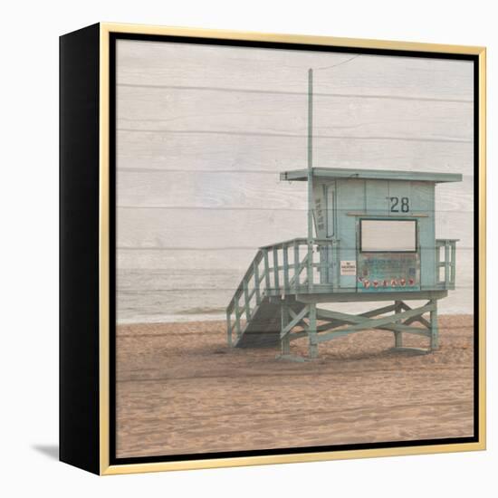 Life Guard White Wash-Susan Bryant-Framed Premier Image Canvas