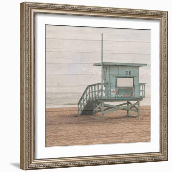 Life Guard White Wash-Susan Bryant-Framed Photographic Print