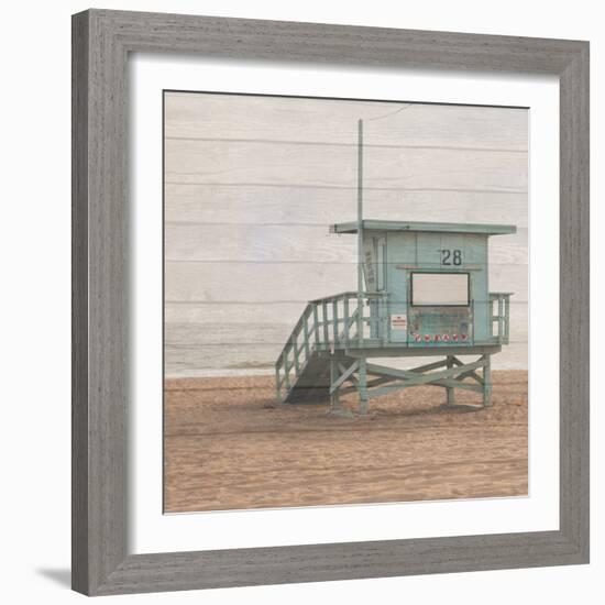 Life Guard White Wash-Susan Bryant-Framed Photographic Print