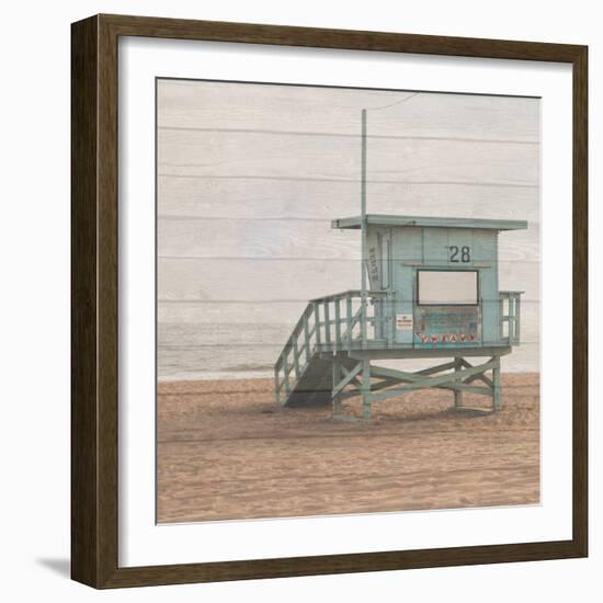 Life Guard White Wash-Susan Bryant-Framed Photographic Print