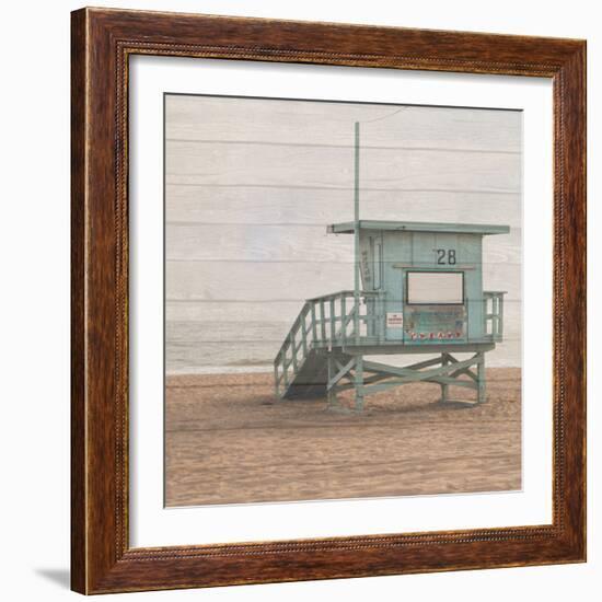 Life Guard White Wash-Susan Bryant-Framed Photographic Print