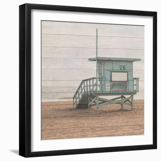 Life Guard White Wash-Susan Bryant-Framed Photographic Print