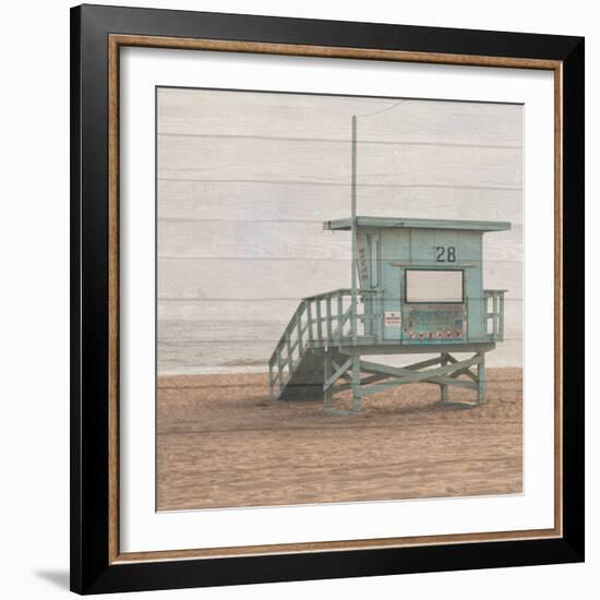 Life Guard White Wash-Susan Bryant-Framed Photographic Print