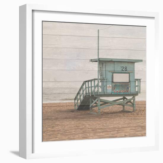 Life Guard White Wash-Susan Bryant-Framed Photographic Print