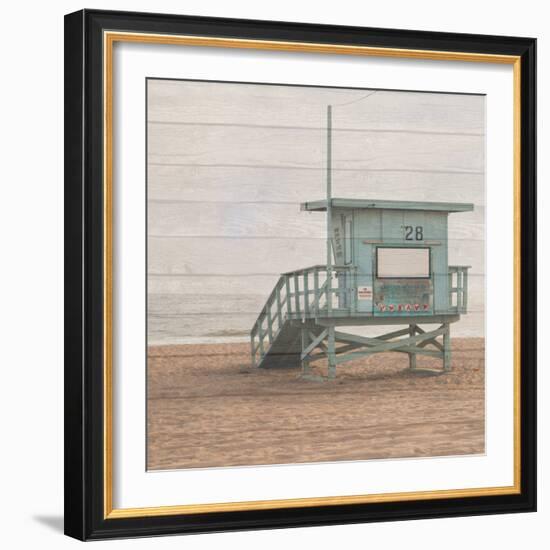 Life Guard White Wash-Susan Bryant-Framed Photographic Print