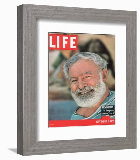 LIFE Hemingway - Dangerous Summer-null-Framed Premium Giclee Print