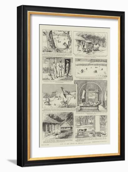 Life in and About an Indian Bungalow-Paul Destez-Framed Premium Giclee Print