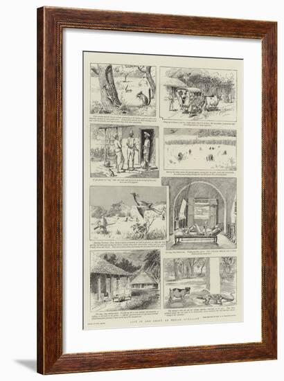 Life in and About an Indian Bungalow-Paul Destez-Framed Giclee Print