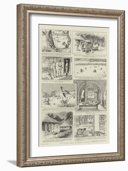 Life in and About an Indian Bungalow-Paul Destez-Framed Giclee Print